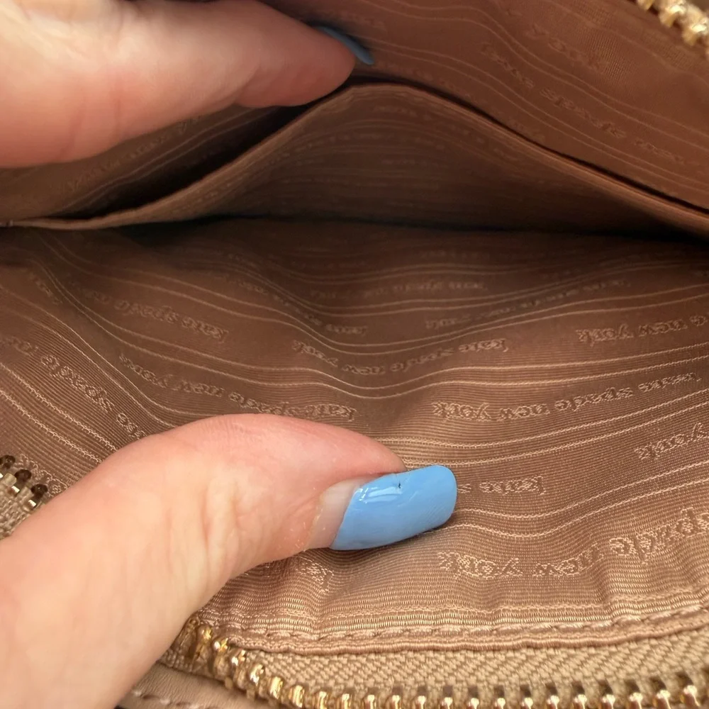 kate spade structured leather